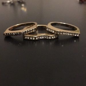 Three stackable rings